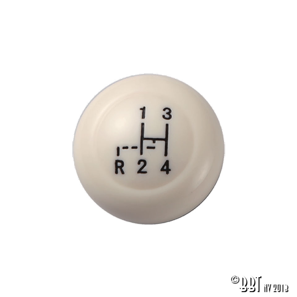 12mm Thread Ivory Gear Knob With Shift Pattern 196879 T1,T2,KG,T3
